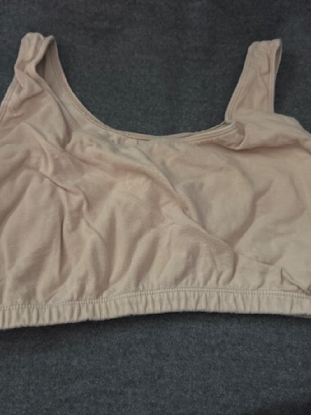 FRUIT OF THE LOOM wireless bra, nude, size 44
